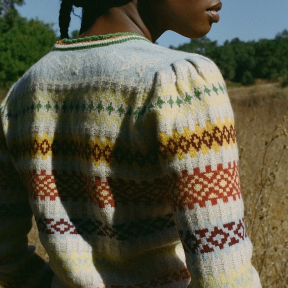 Cashmere DOEN ALBA CARDIGAN in cream Monte Rosa L - Picture 5 of 10